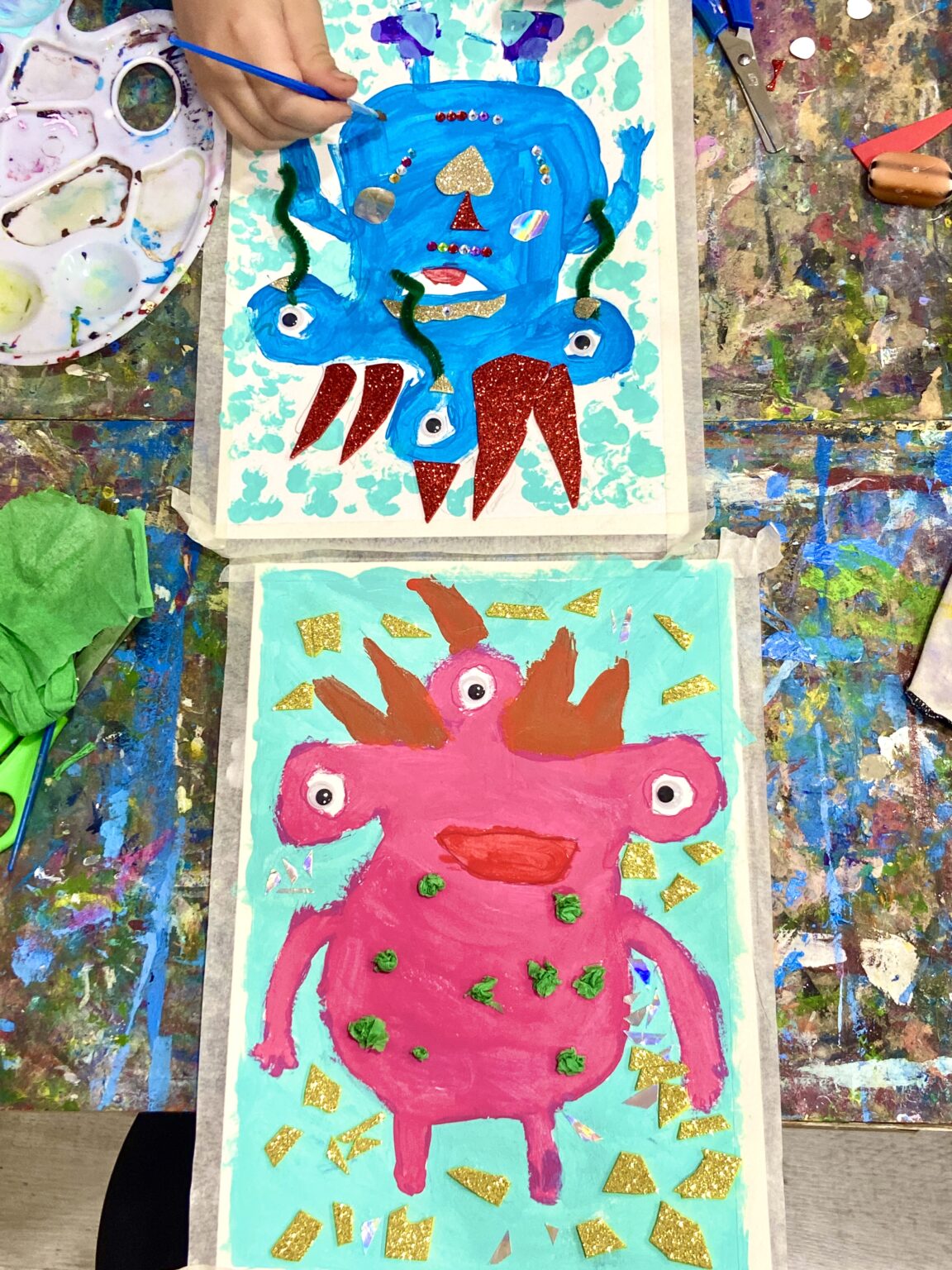 Celebración de cumpleaños infantiles en Cartagena con taller de pintura personalizada para niños
